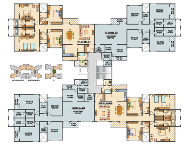 Commercial Complex Layout